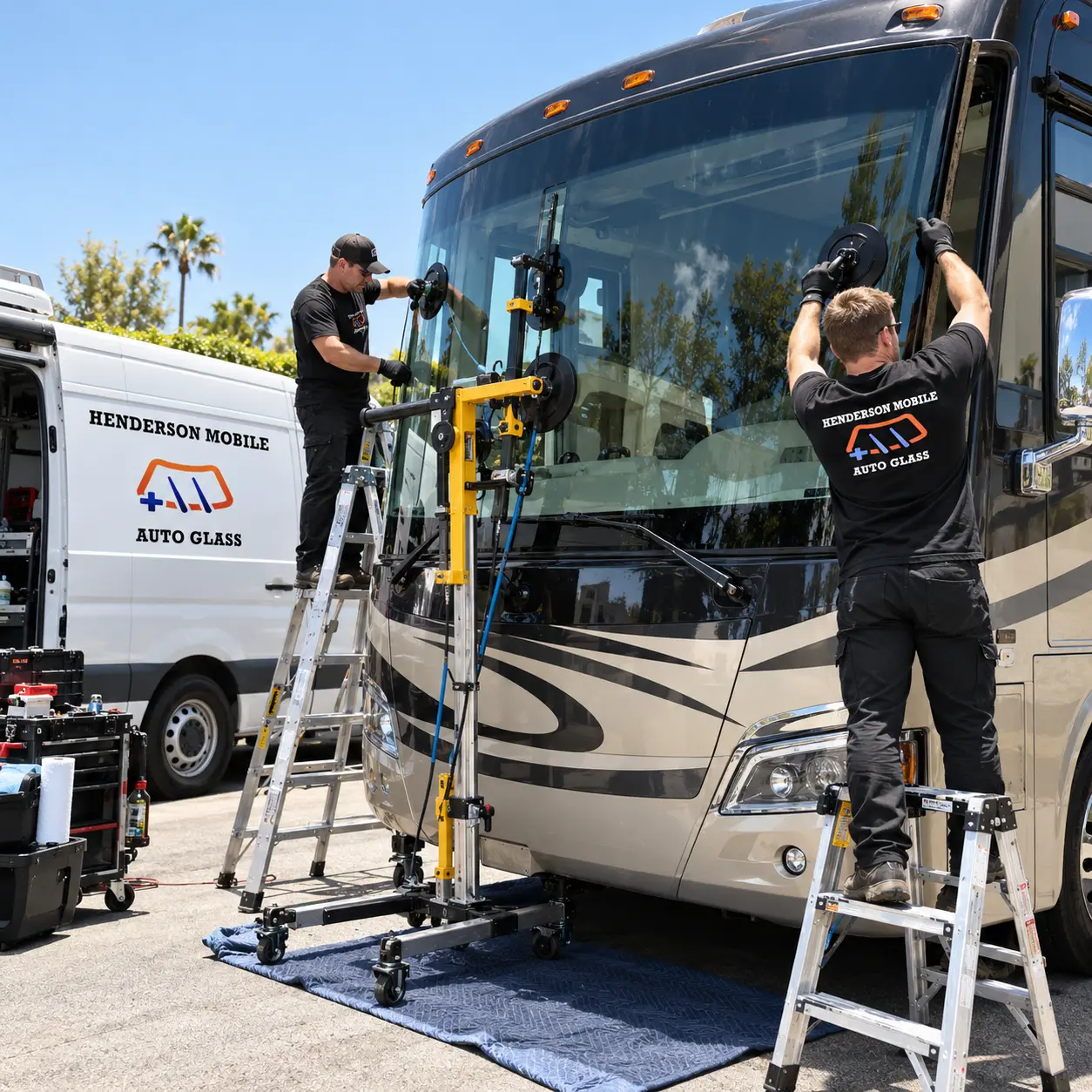 RV windshield repair and replacement in Henderson, NV